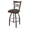 Holland Bar Stool Co 30" Swivel Bar Stool, Bronze Finish, Canter Earth Seat 82030BZ006 - alternate 1